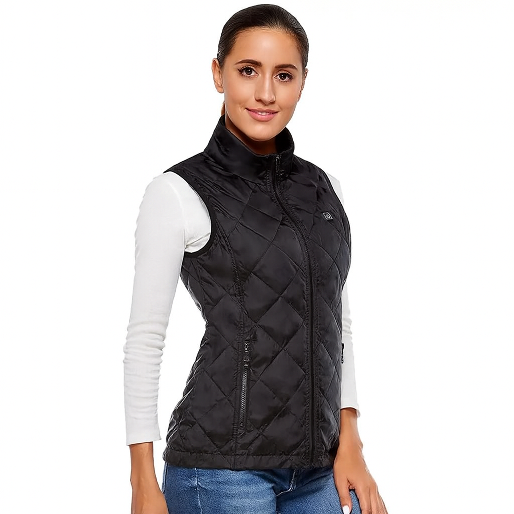 Doudoune chauffante sans manche femme