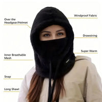 Bonnet cagoule fourré
