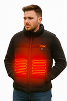 Doudoune chauffante sans manche homme