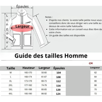Doudoune chauffante sans manche homme